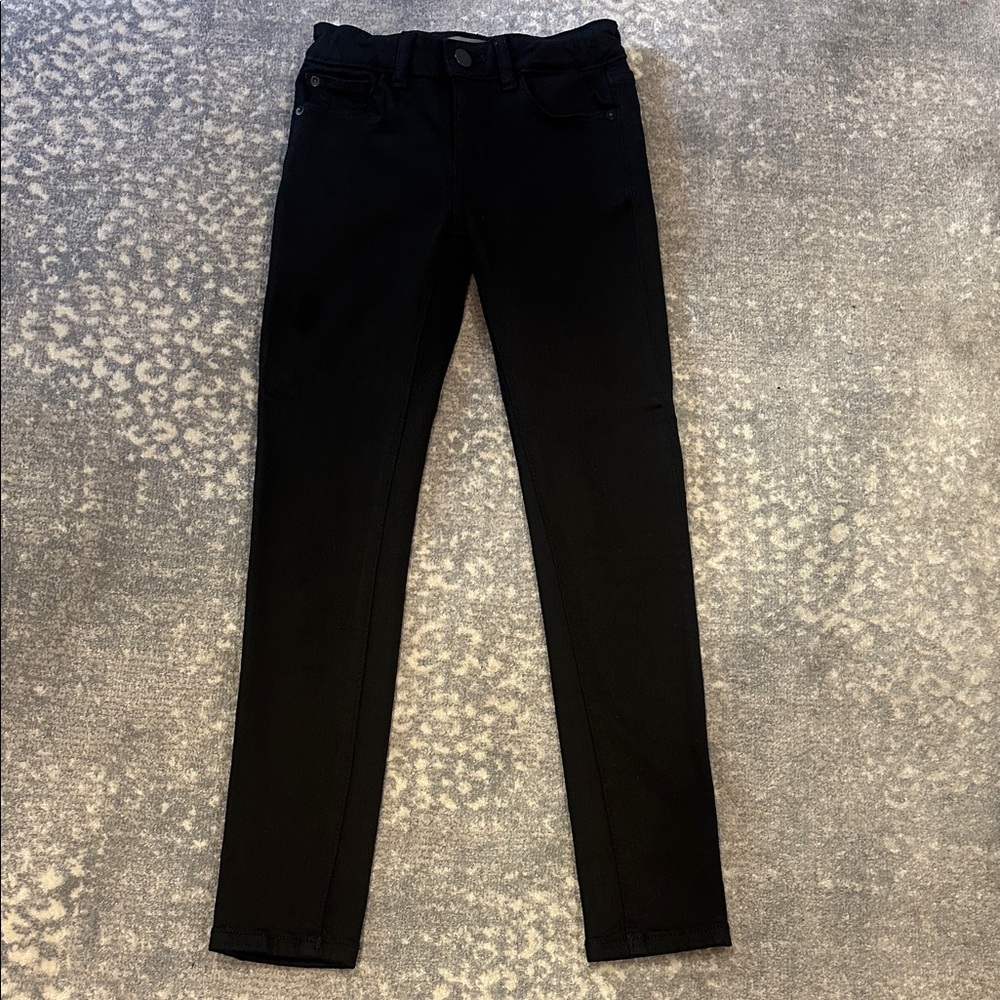 DL1961 KIDS SIZE 7 BLACK JEANS